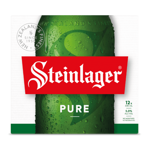 Steinlager Pure Lager Beer Bottles