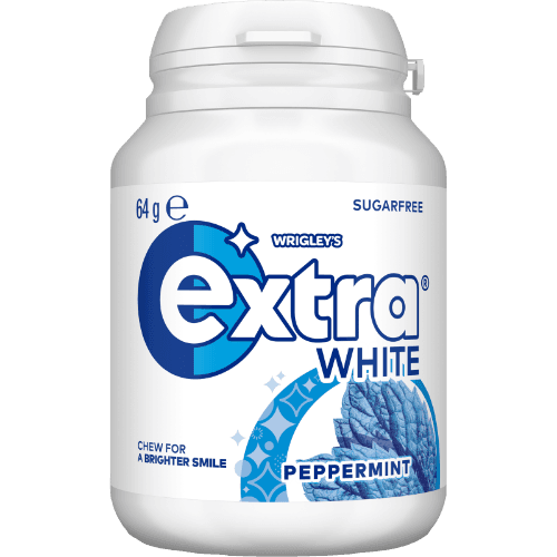 Wrigley's Extra White Peppermint Sugar Free  Chewing Gum