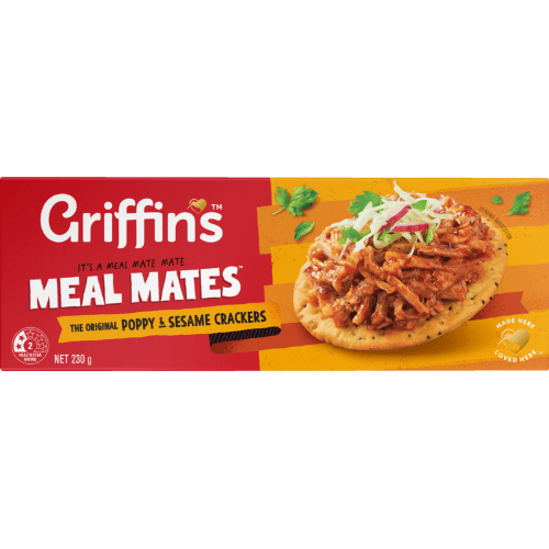 Griffin's Meal Mates The Original Poppy & Sesame Crackers