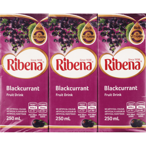 Ribena Blackcurrant Fruit Drink 6 pack