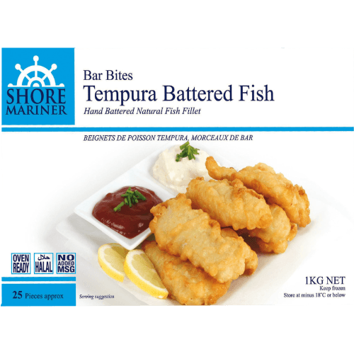 Shore Mariner Tempura Battered Fish Bar Bites 1 kg