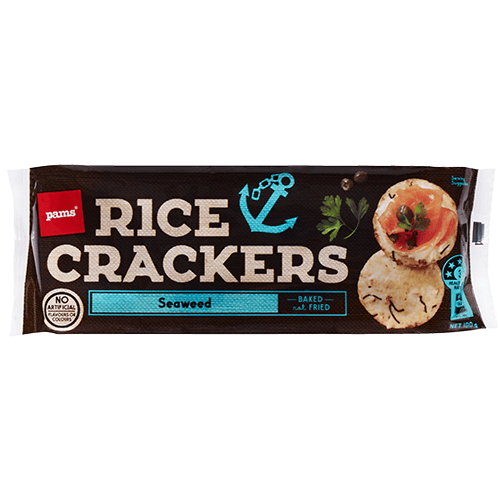 Pams Seaweed Rice Crackers 100 g