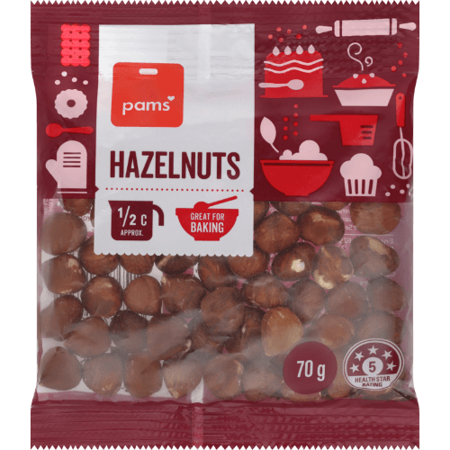 Pams Hazelnuts 70 g