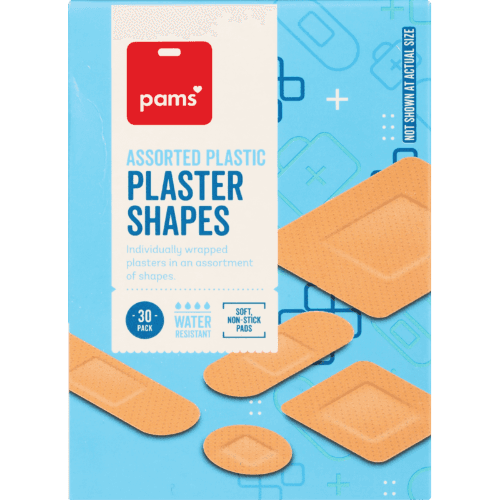 Pams Assorted Plastic Plaster Shapes