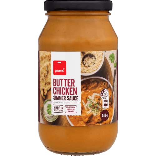 Pams Butter Chicken Simmer Sauce