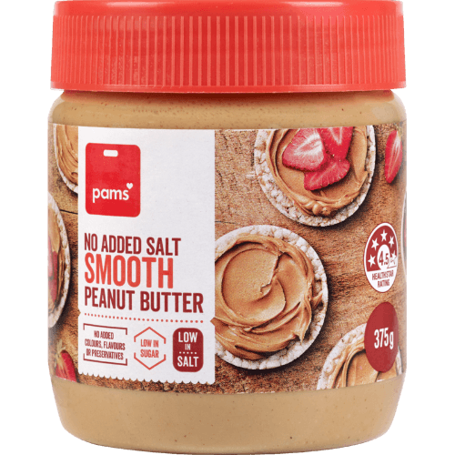 Pams Smooth No Added Salt Peanut Butter