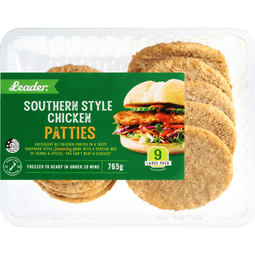 Leader Southern Style Chicken Patties 9 pack