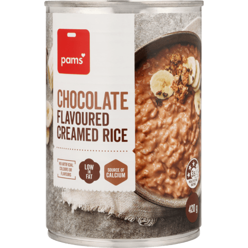 Pams Chocolate Flavoured Creamed Rice 420 g