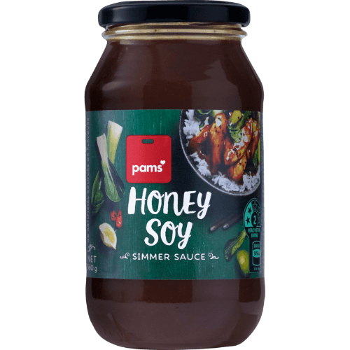 Pams Honey Soy Simmer Sauce