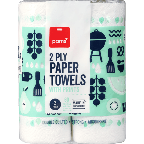Pams Prints 2Ply Paper Towels