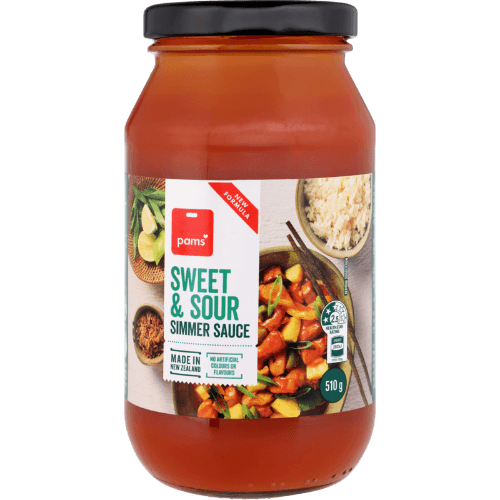 Pams Sweet & Sour Simmer Sauce