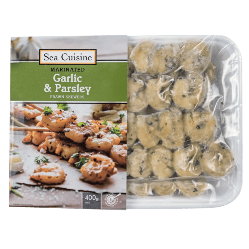 Sea Cuisine Garlic & Parsley Prawn Skewers