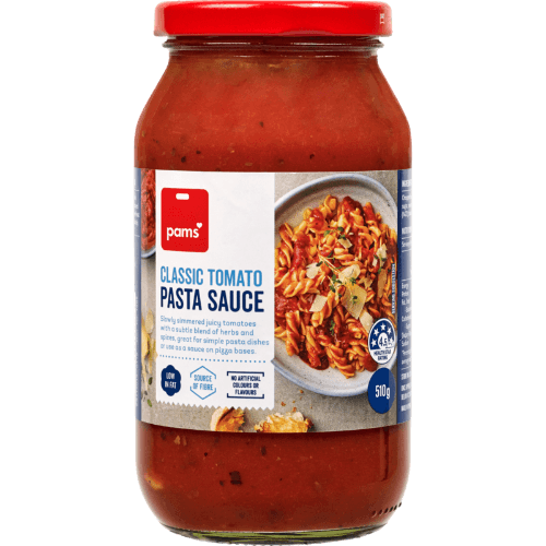 Pams Classic Tomato Pasta Sauce 510 g