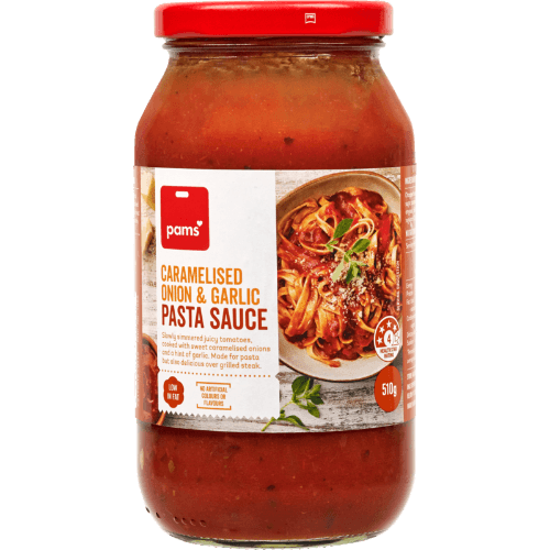 Pams Caramelised Onion & Garlic Pasta Sauce