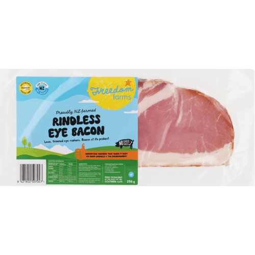 Freedom Farms Rindless Eye Bacon