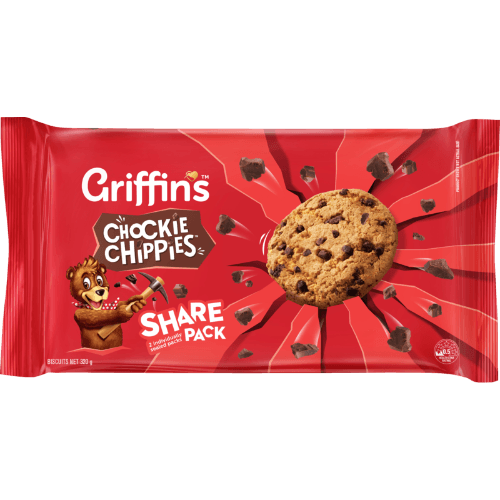 Griffin's Chockie Chippies Biscuits Share Pack