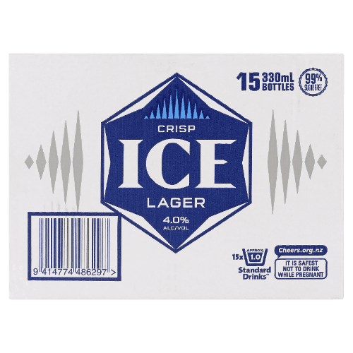 Ice Lager Beer Bottles