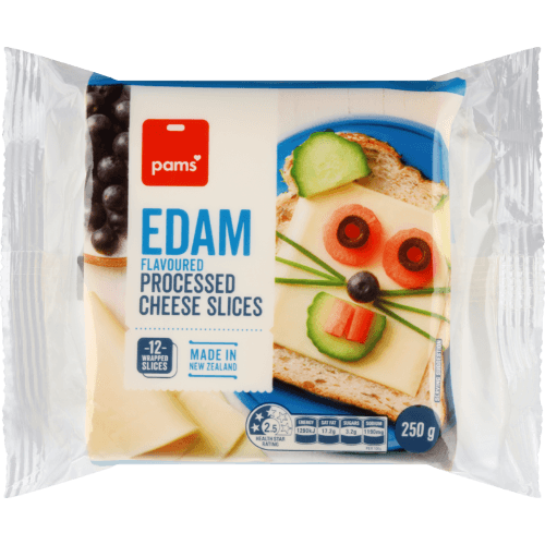 Pams Edam Flavoured Processed Cheese Slices