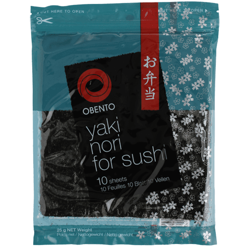 Obento Yaki Nori For Sushi 10 Sheets