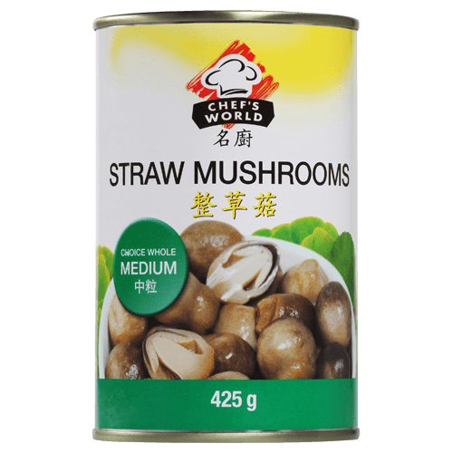 Chef's World Straw Mushrooms Medium