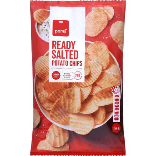 Pams Ready Salted Potato Chips