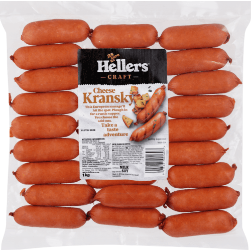Hellers Cheese Kransky