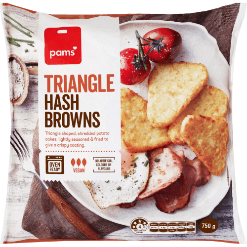Pams Triangle Frozen Hash Browns