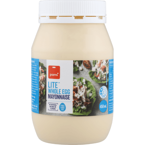 Pams Lite Whole Egg Mayonnaise