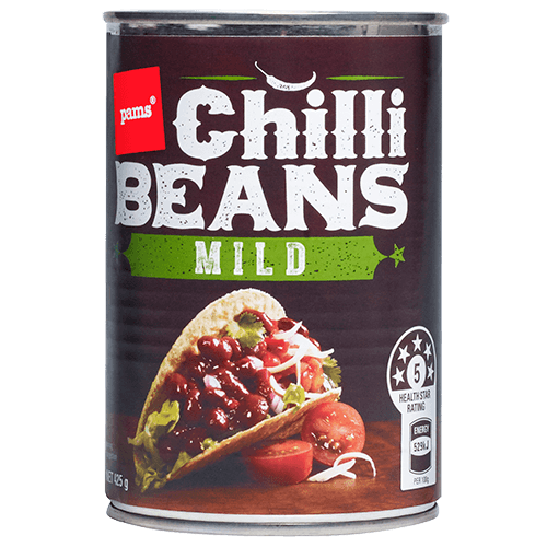 Pams Mild Chilli Beans