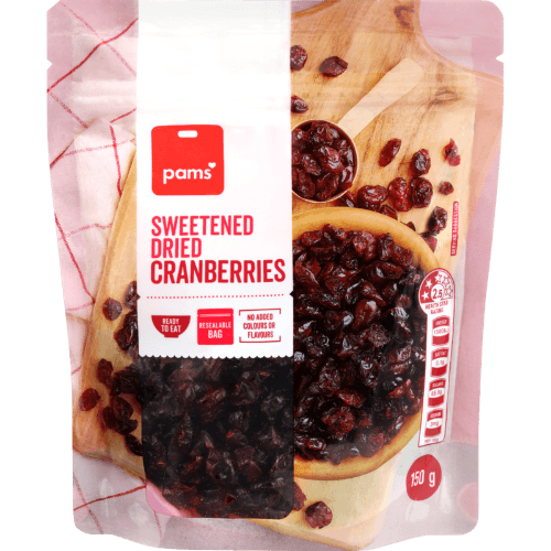 Pams Sweetened Dried Cranberries