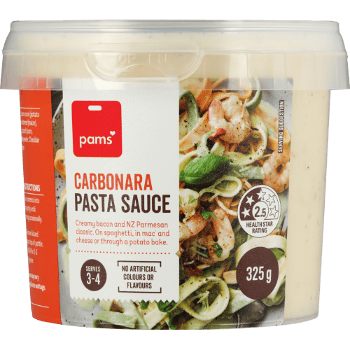 Pams Fresh Carbonara Pasta Sauce
