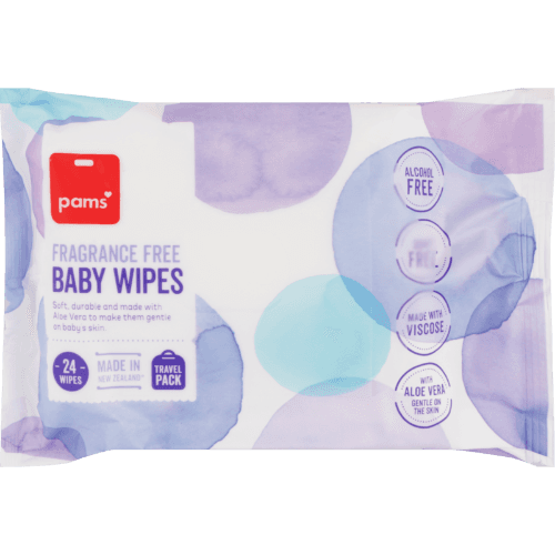 Pams Fragrance Free Baby Wipes