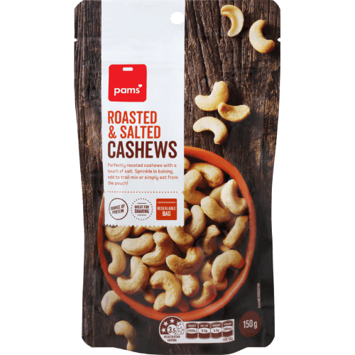 Pams Roasted & Salted Cashews