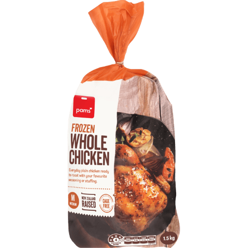 Pams Frozen Whole Chicken Medium