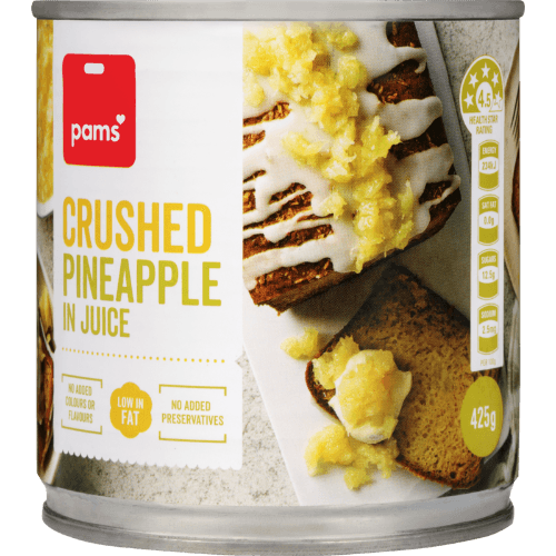 Pams Crushed Pineapple In Juice