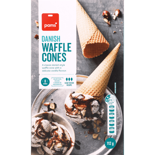 Pams Danish Waffle Cones