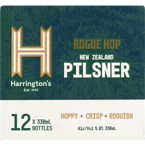 Harrington's Breweries Rogue Hop Pilsner Bottles
