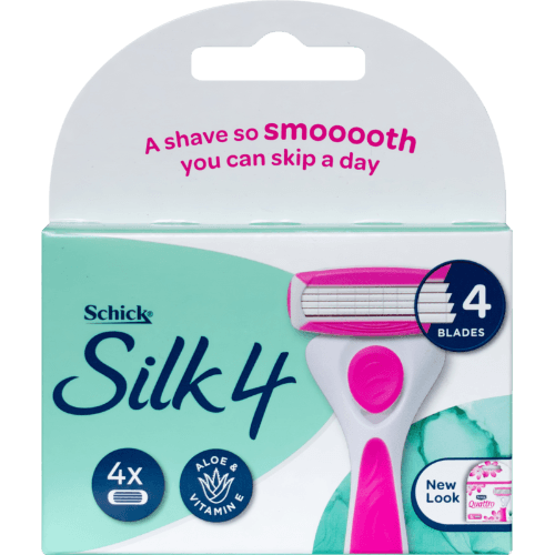 Schick Silk 4 For Women Razor Refills