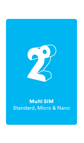 2 Degrees Multi SIM Card
