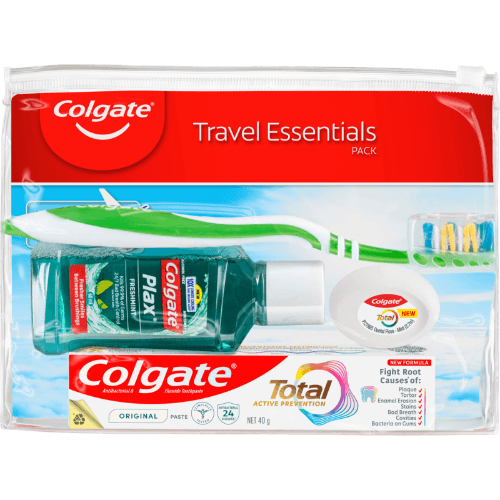 Colgate Travel Essentials Oral Care Kit