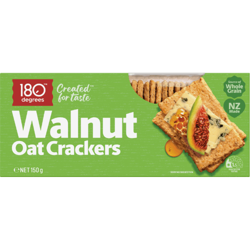 180 Degrees Walnut Oat Crackers