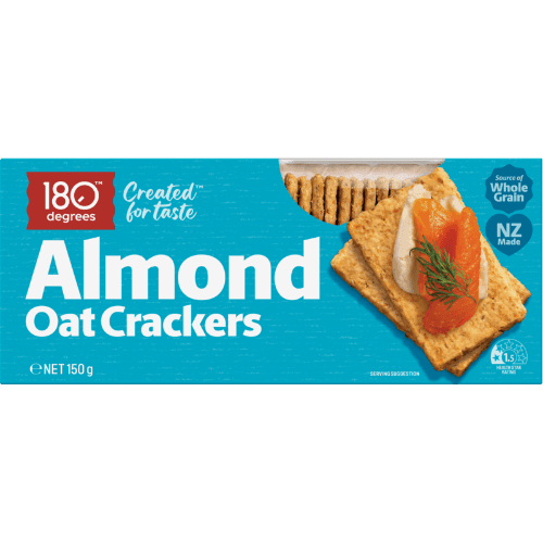 180 Degrees Almond Oat Crackers