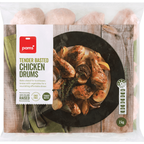 Pams Tender Basted Chicken Drums