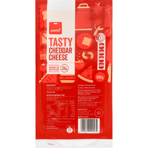 Pams Tasty Cheddar Cheese