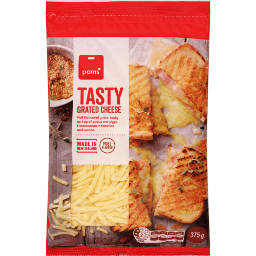 Pams Tasty Grated Cheese