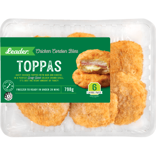 Leader Cordon Bleu Chicken Toppas