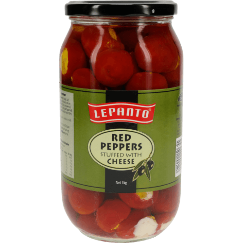 Lepanto Peppers Red Stuffed With Cheese