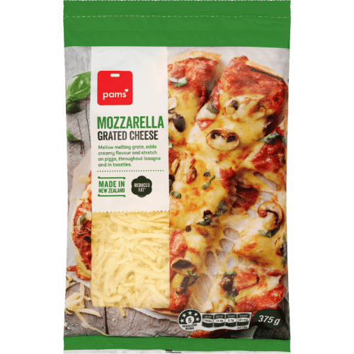 Pams Mozzarella Grated Cheese