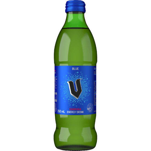 V Blue Guarana Energy Drink