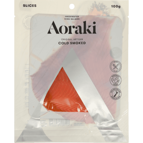 Aoraki Smokehouse Original Artisan Cold Smoked Salmon Slices